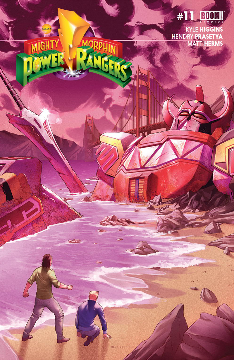 Power Rangers #11 cover by Jamal Campbell
